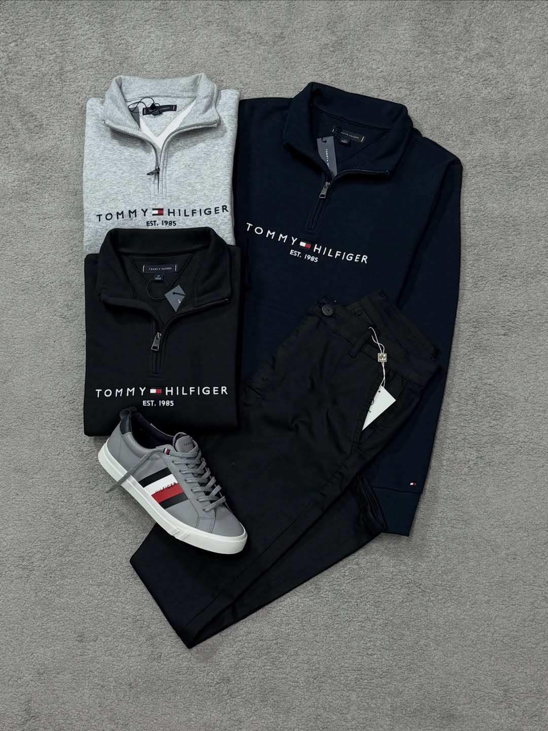 KIT TOMMY MEIO ZÍPER COMPLETO 5 PEÇAS