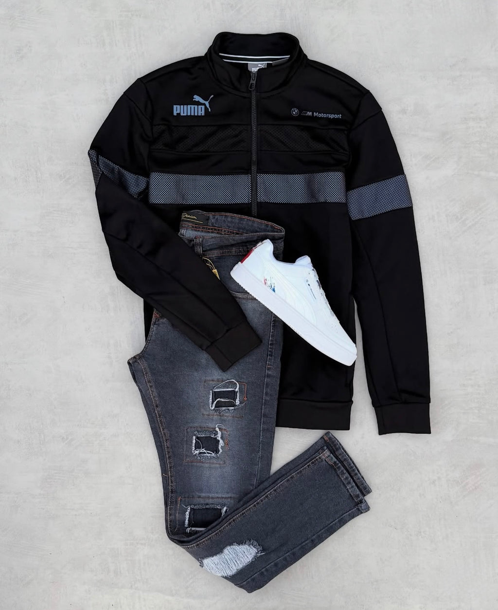 Kit Completo Pma BMW com Jeans Jogador 3 Peças