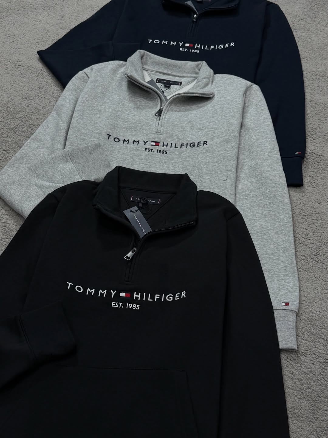 COMBO KIT 3 BLUSAS MEIO ZÍPER TOMMY