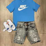 KIT NK COM BERMUDA JEANS E VICTORI ONE 2025