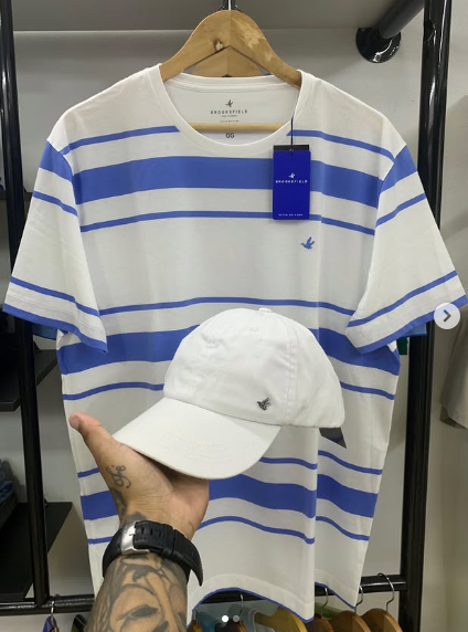 KIT BONÉ E CAMISETA BROOKSFIELD