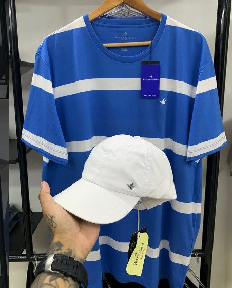 KIT BONÉ E CAMISETA BROOKSFIELD