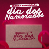 NOVIDADE! CAIXA ESPECIAL DIA DOS NAMORADOS COM BEBIDA, KIT COMPLETO, BALÃO DE CORAÇÃO E PERFUME